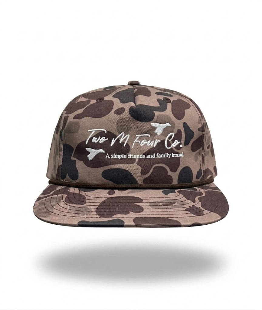 Bark Camo Double Duck Rope Hat